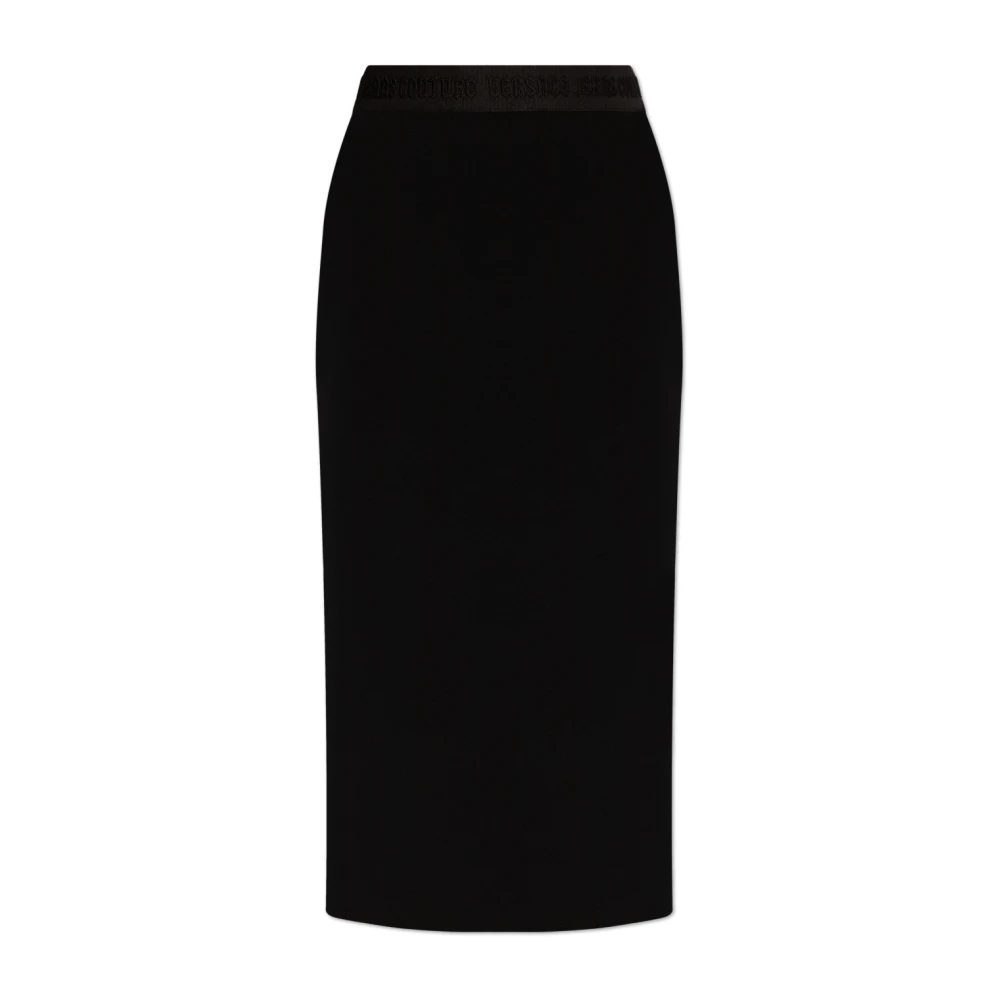 Versace Jeans Couture Rok met logo Black Dames