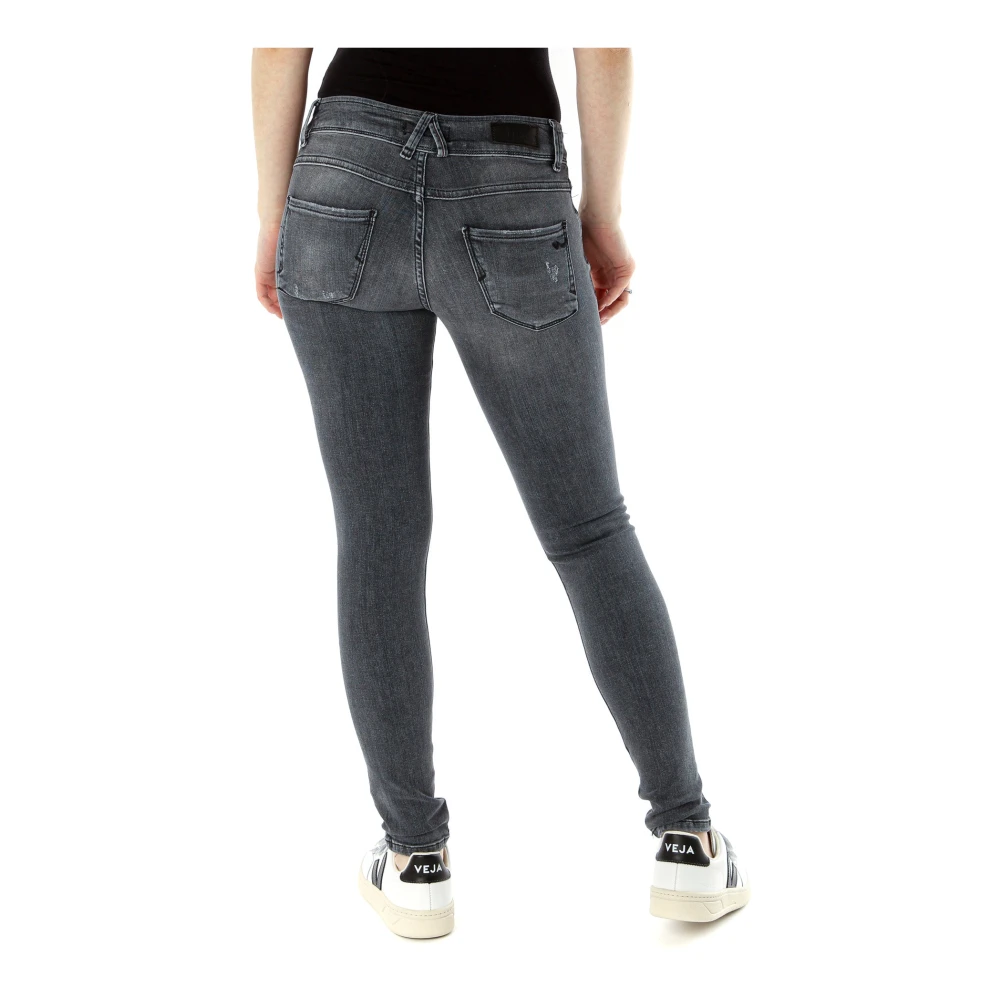 LTB Low Waist Skinny Fit Jeans Gray Dames