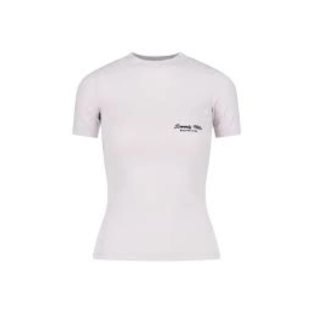 Balenciaga Casual Katoenen T-shirt White Dames