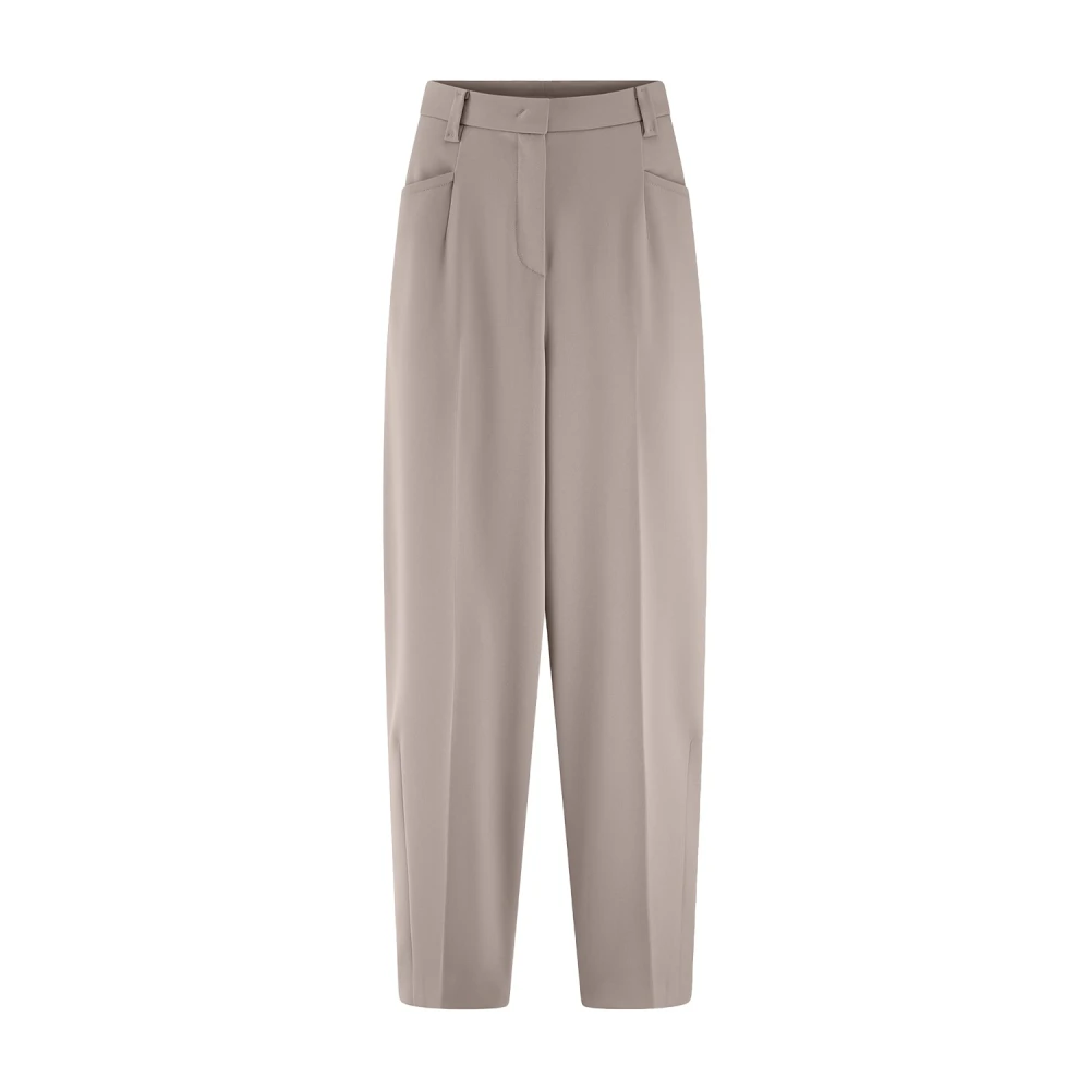 Riani Women's Beige Tapered Trousers - Tapered Trousers - Xl - Trousers