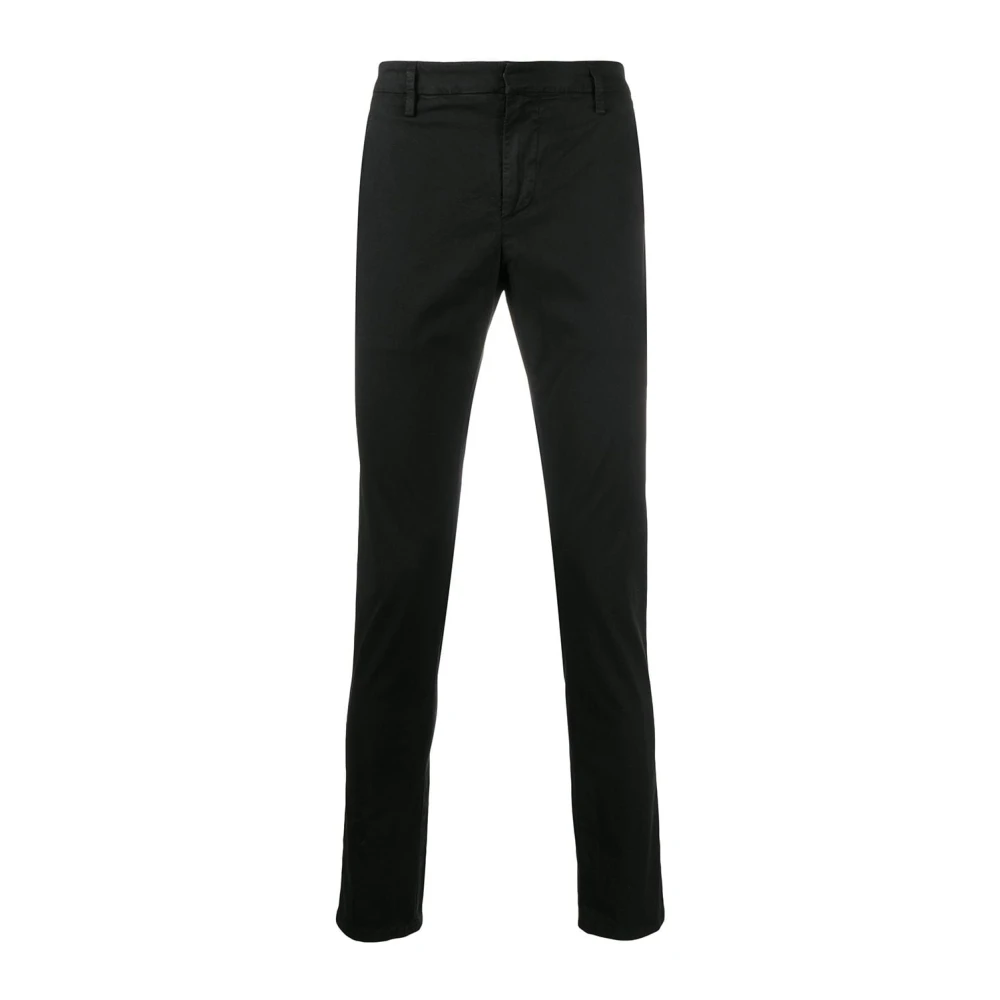Dondup Zwarte Broek Stijlvol Modieus Black Heren