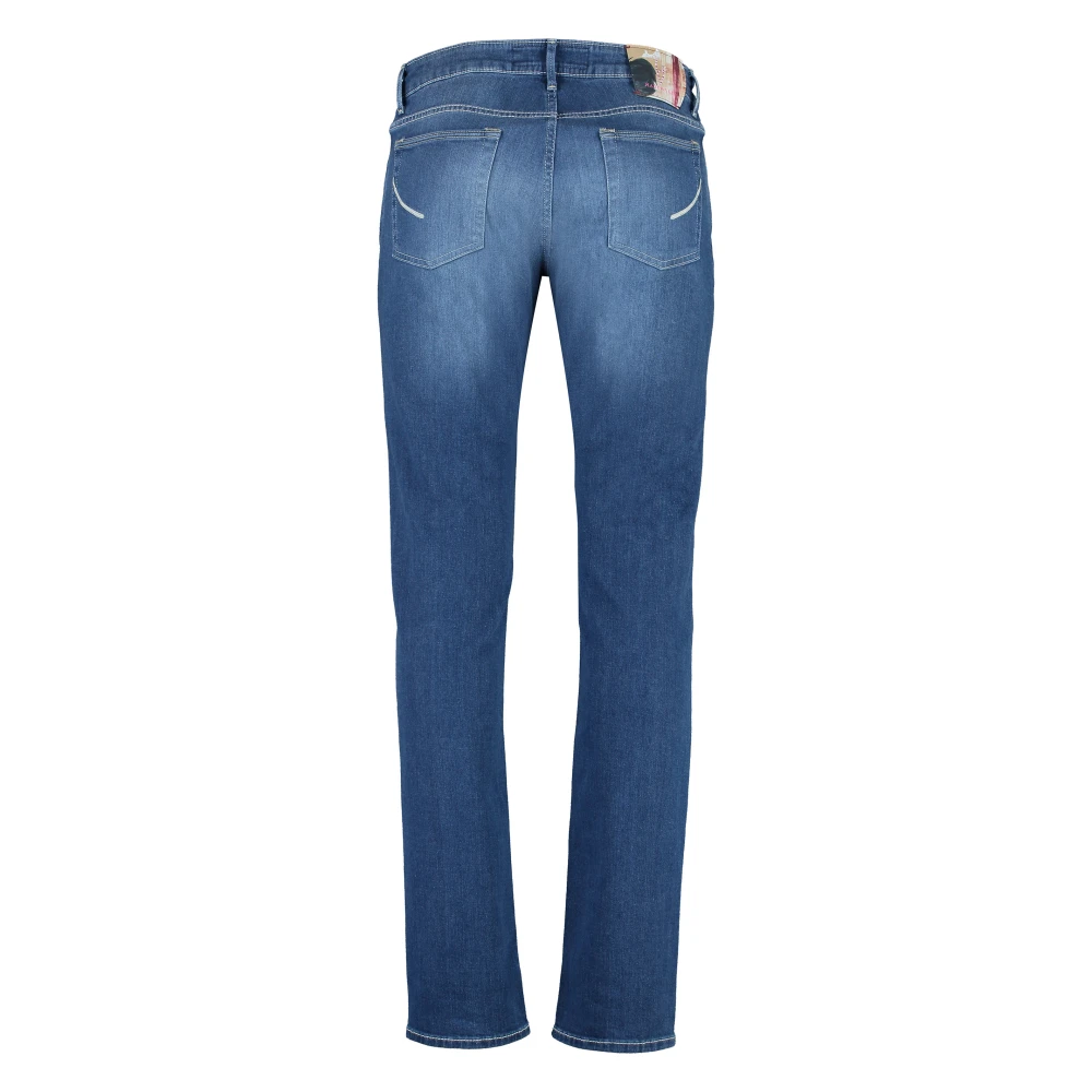 Hand Picked Klassieke Straight-Leg Jeans Blue Heren