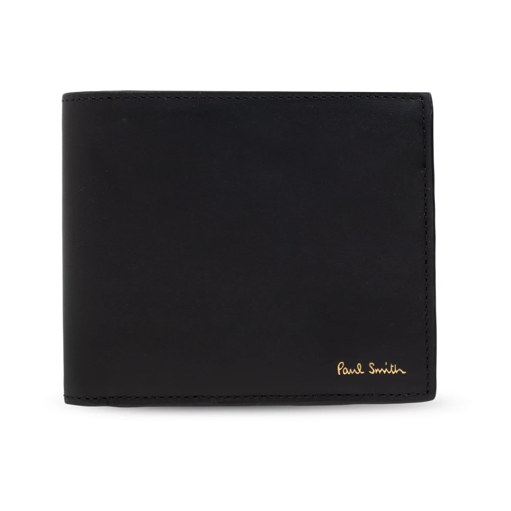 Paul Smith Uomo Nero - Portafoglio Pieghevole Con Logo - Accessories - One Size