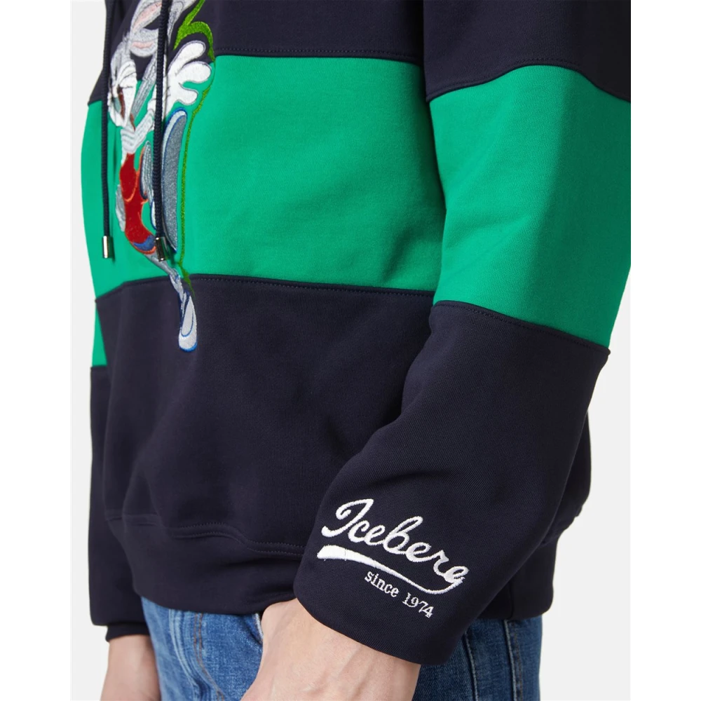 Iceberg Sweatshirt uit de 50e jubileumcollectie Blue Heren