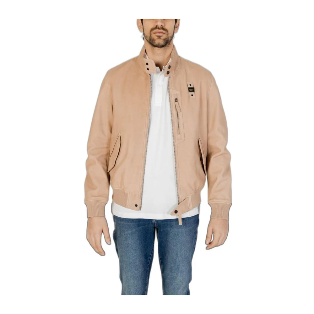 Jackets > Leather Jackets - - Blauer - Modalova