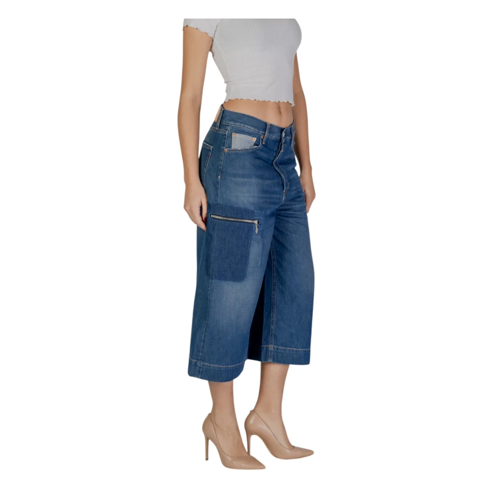 Replay Cropped Jeans Blue Dames