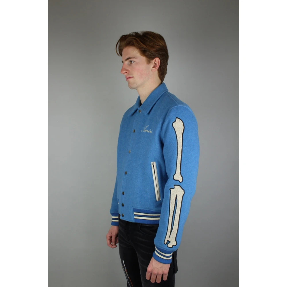Amiri Varsity Blue Bones Jack Blue Heren