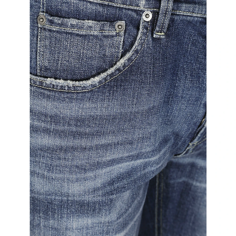 Dondup Brighton Gewassen Jeans Blue Heren