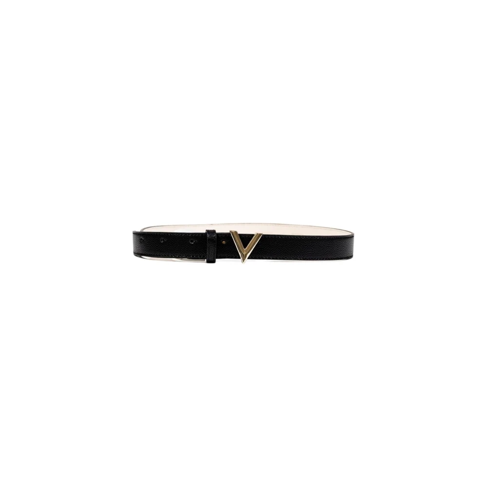 Valentino Women's Black Elegant Polyurethane Belt With Sleek Design - Belts - One Size- Accessories