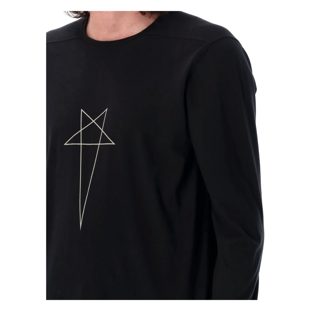 Rick Owens Herenkleding T-shirts Polos Zwart parel Aw23 Black Heren