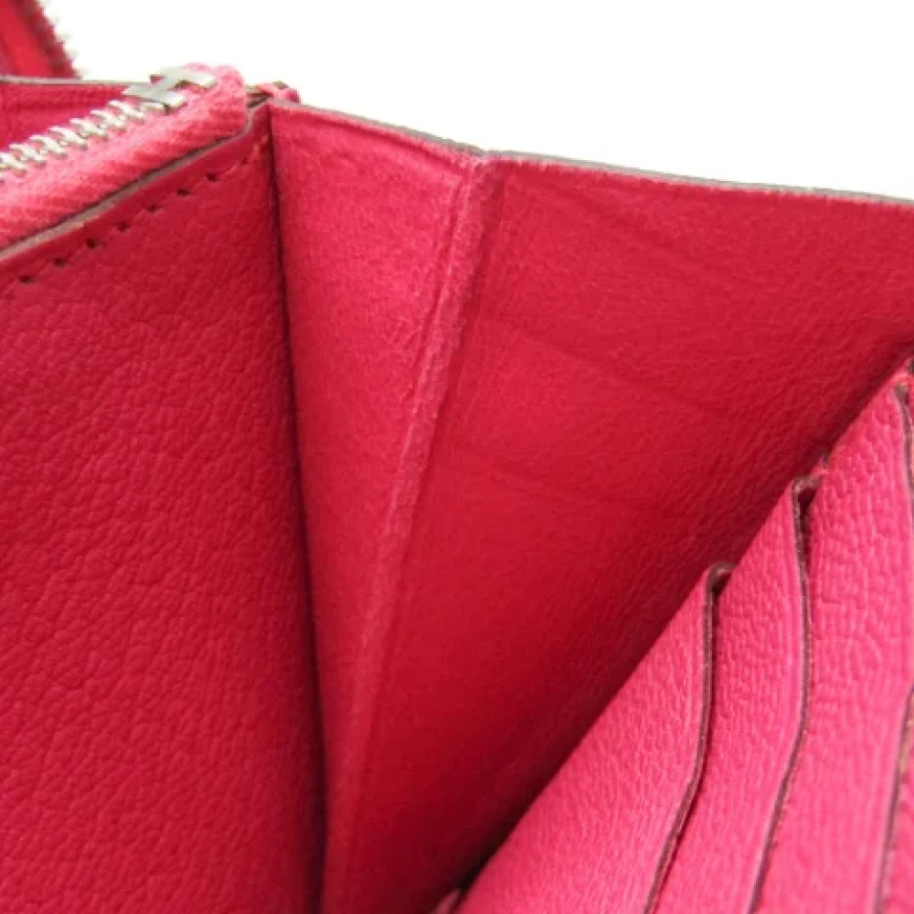 Hermès Vintage Pre-owned Leather wallets Pink Dames