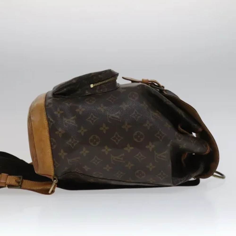 Louis Vuitton Vintage Pre-owned Canvas backpacks Brown Dames