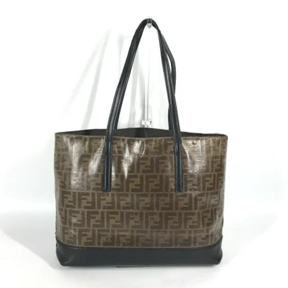 Fendi Vintage Pre-owned Plastic fendi-bags Brown Dames