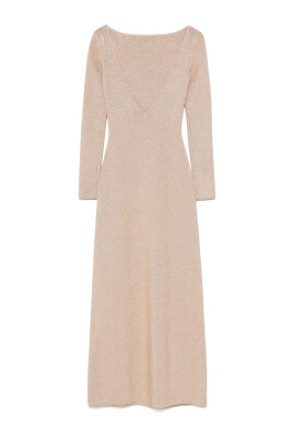 robe-beige-dos-ouvert-jupe-evasee