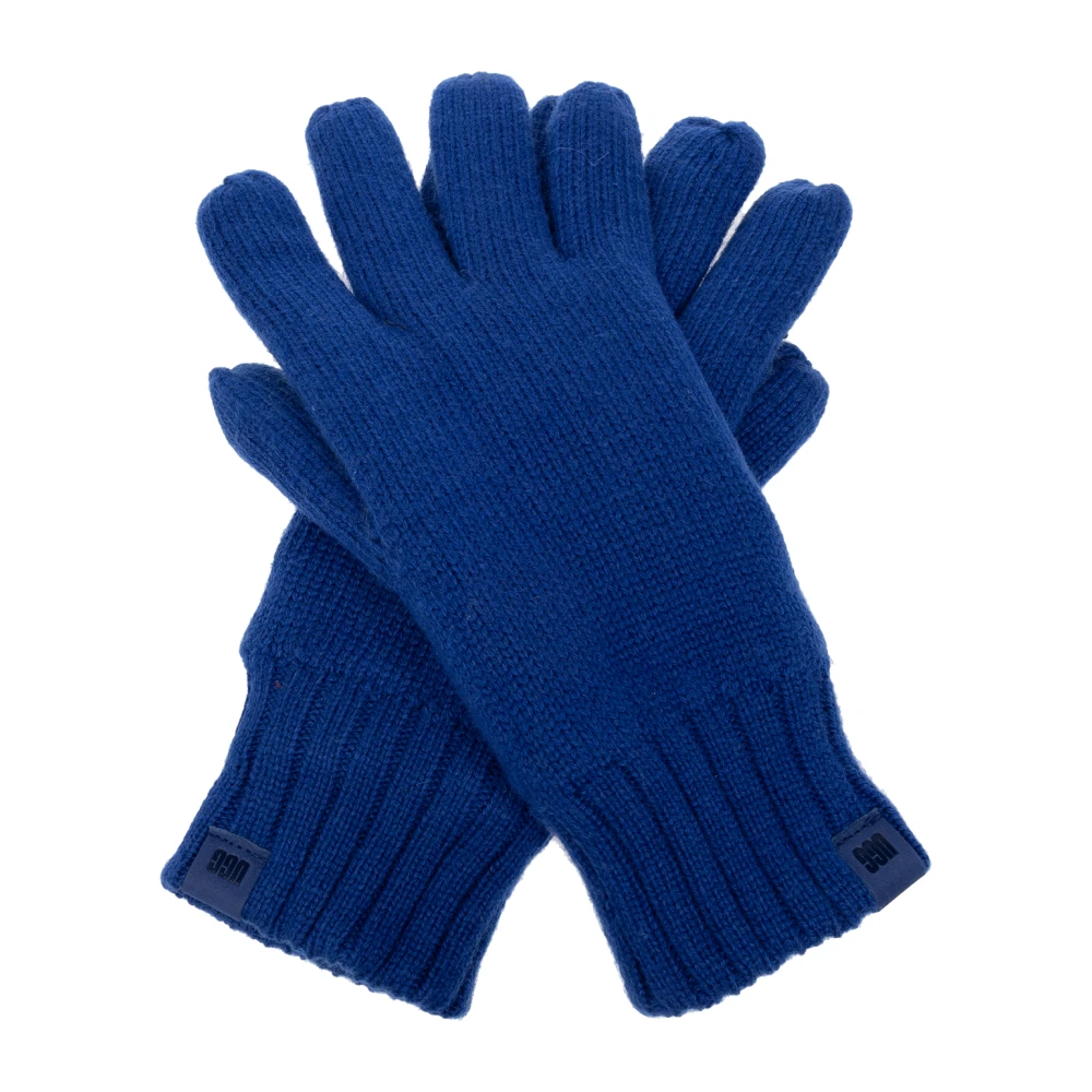 Ugg Handschoenen met logo patch Blue Heren