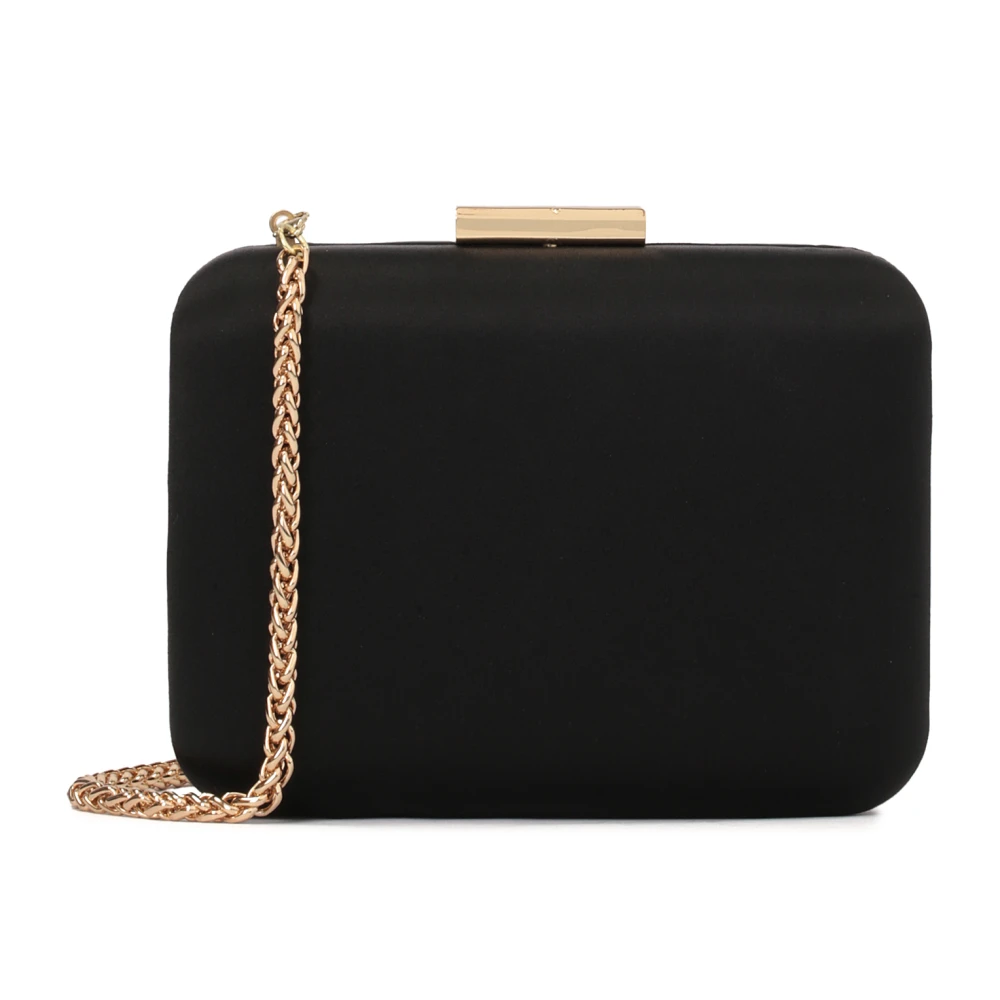 Kazar Zwarte clutch voor dames is een elegant model voor gelegenheden Black Dames