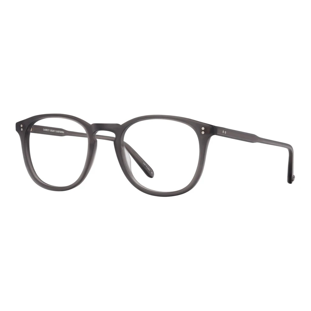 Garrett Leight Matte Grey Crystal Eyewear Frames Kinney Gray Unisex