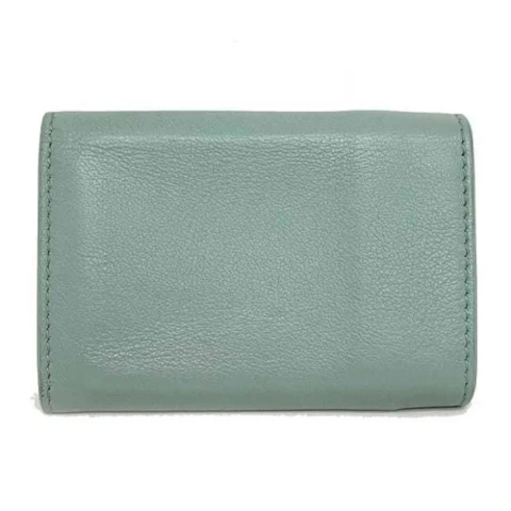 Balenciaga Vintage Pre-owned Leather wallets Blue Dames