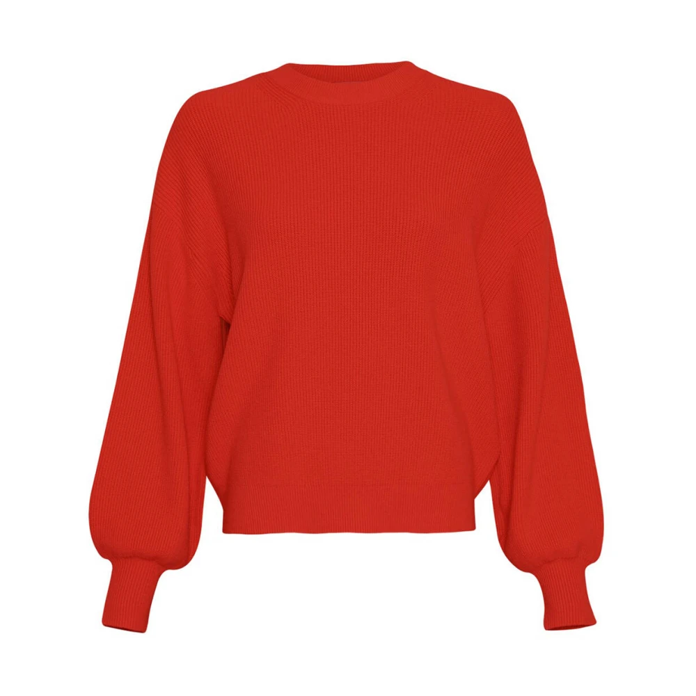 moss copenhagen Rachelle Pullover Sweater Red Dames