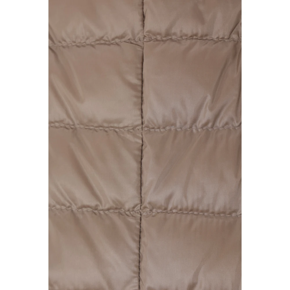 Herno Omkeerbare Lichtgewicht Nylon Jas Brown Dames