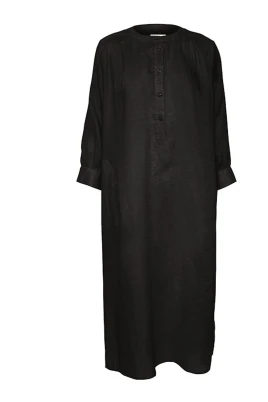Randig Klänning med 3/4 Ärmar