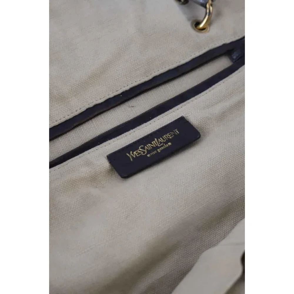 Saint Laurent Vintage Pre-owned Leather handbags Brown Dames