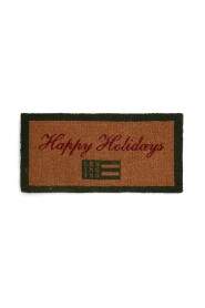 Brun Lexington Hjem Happy Holidays Coir Fiber Door Mat Interior