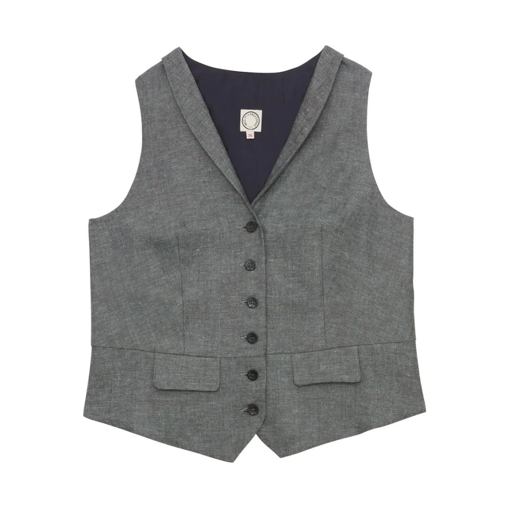 Ines De La Fressange Paris Robinson vest Gray Dames