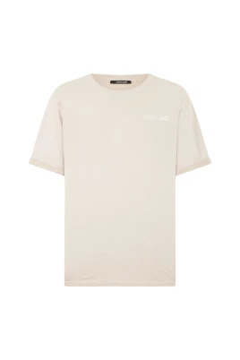 T-shirt med ormtryck på ryggen