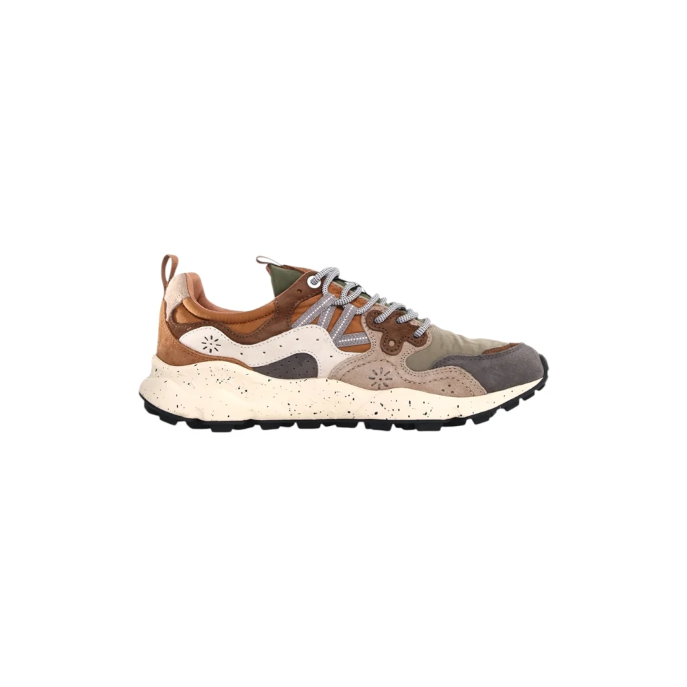 Flower Mountain Men's Multicolor Sneakers, 9 Uk, Yamano 3 Urban Trainers