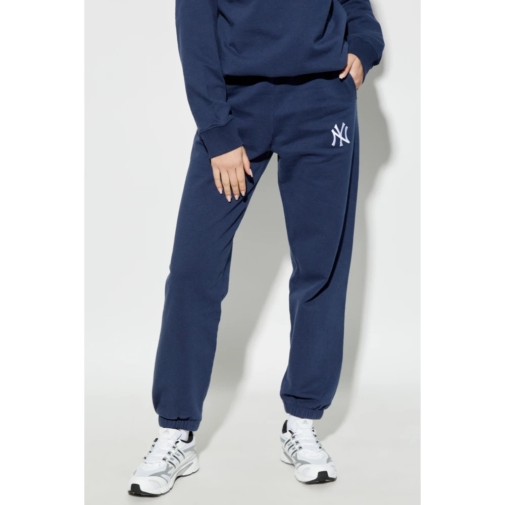 Sporty & Rich Sweatpants uit de 47 & The New York Yankees collectie Blue Dames