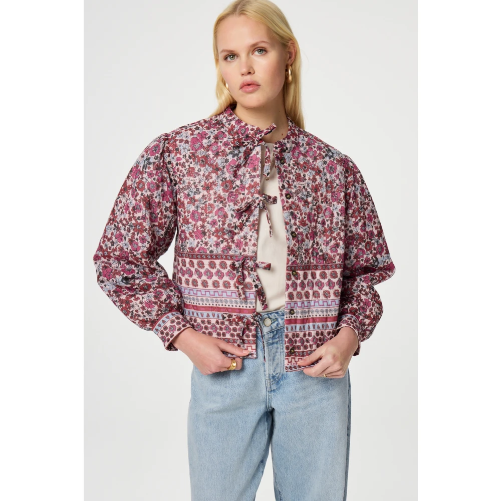 Fabienne Chapot Bloemenprint Gewatteerde Jas Multicolor Dames