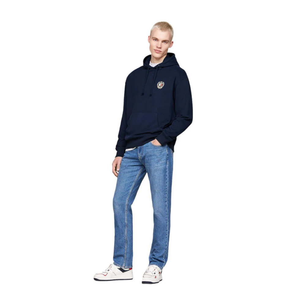 Tommy Jeans Hoodie met capuchon Blue Heren
