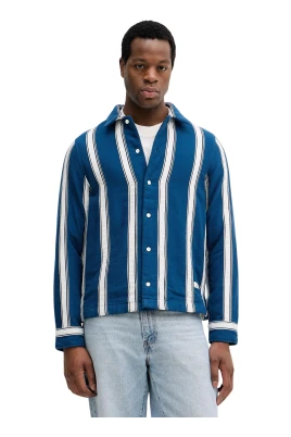 Overshirt med vertikala ränder