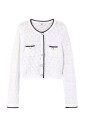 cardigan-en-coton-a-motif-avec-elastique