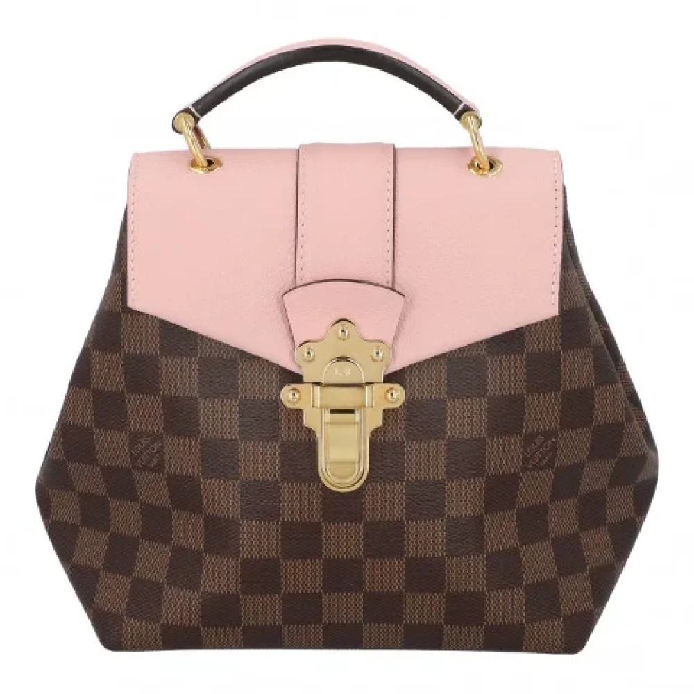 Louis Vuitton Vintage Pre-owned Leather backpacks Pink Dames