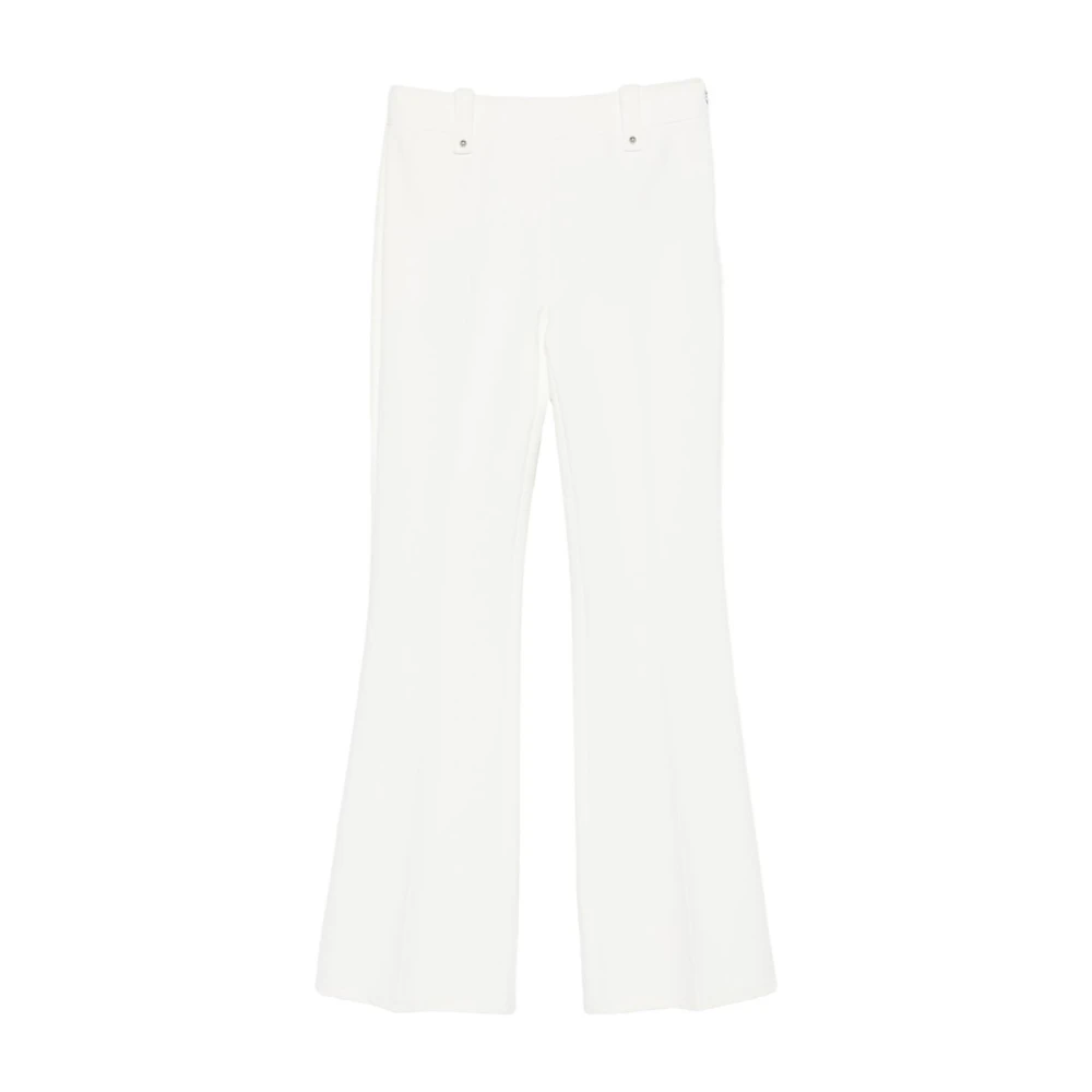 Liu Jo Kvinno Vit Byxor Dam, S, Polyester, Vida Byxor