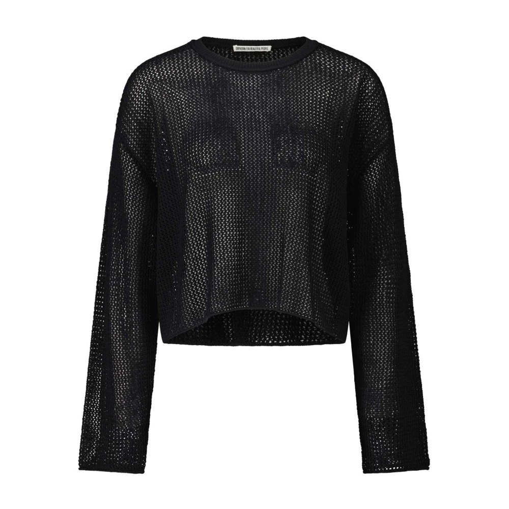 Drykorn Zomer Cropped Pullover Imeny Black Dames
