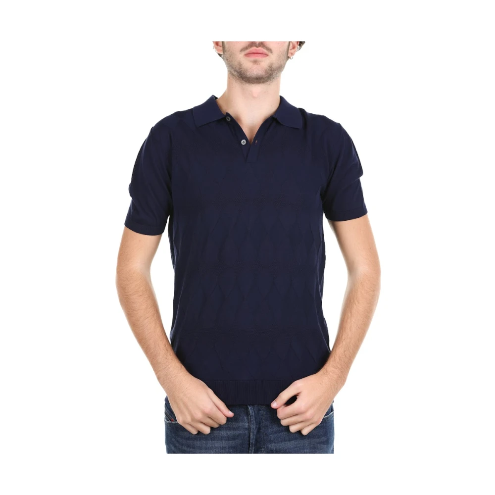 Aquascutum Blauw Heren Polo Shirt Blue Heren