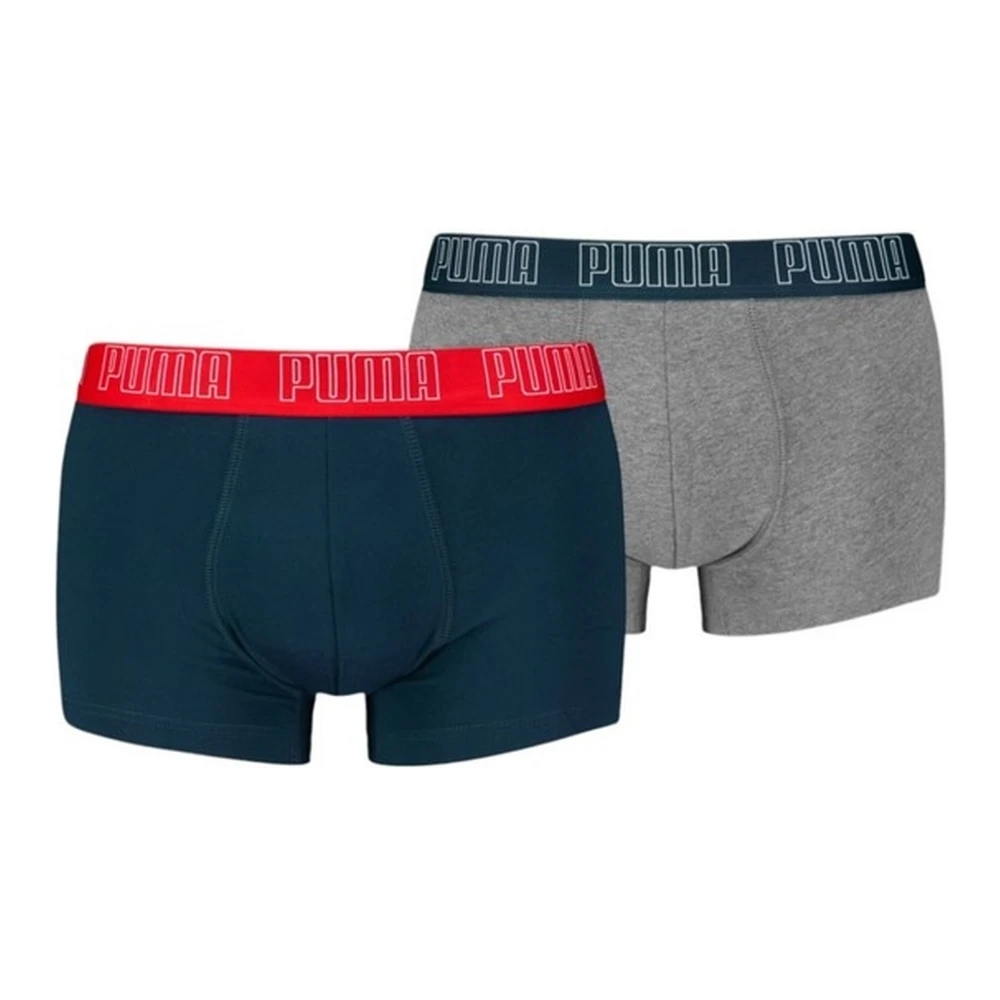 Puma Everyday Trunk Boxers Marineblauw Grijs Multicolor Heren