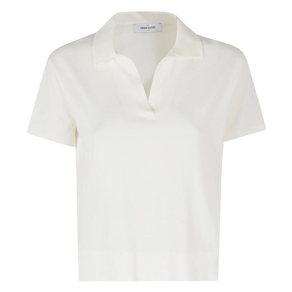 Gran Sasso Mujer Blanco - Skipper Polo - Tops - S - Skipper Polo