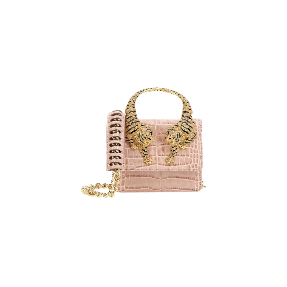 Roberto Cavalli Pink Medium Roar Bag - Female - Cross Body Bags - One Size - Bags