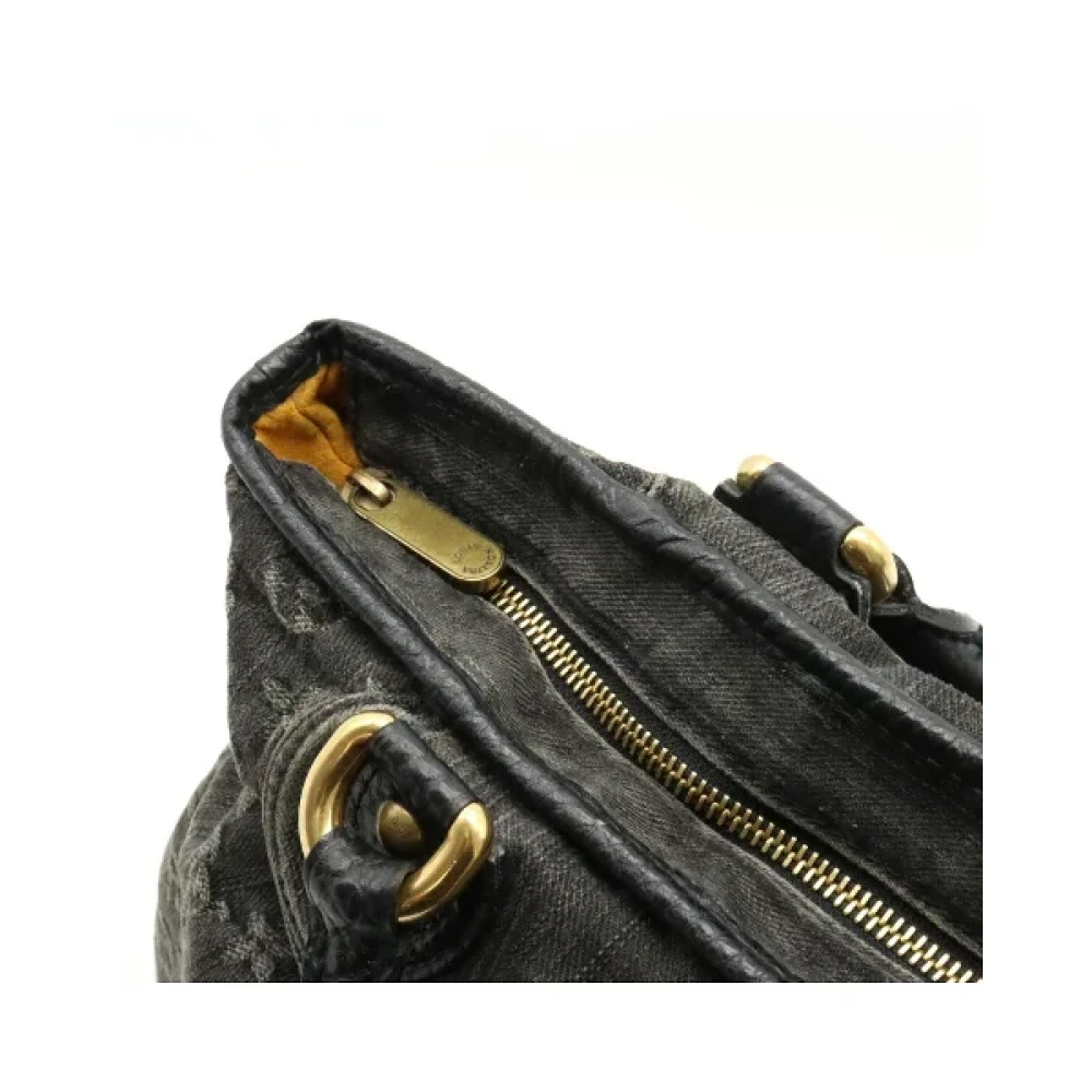 Louis Vuitton Vintage Pre-owned Denim louis-vuitton-bags Black Dames