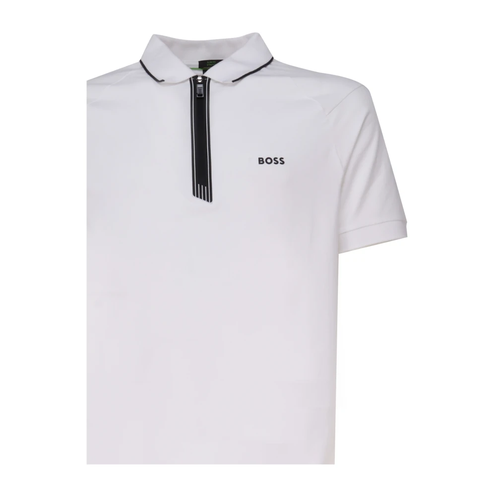 Boss Polo Shirts White Heren