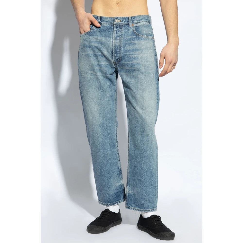 Saint Laurent Versleten jeans Blue Heren