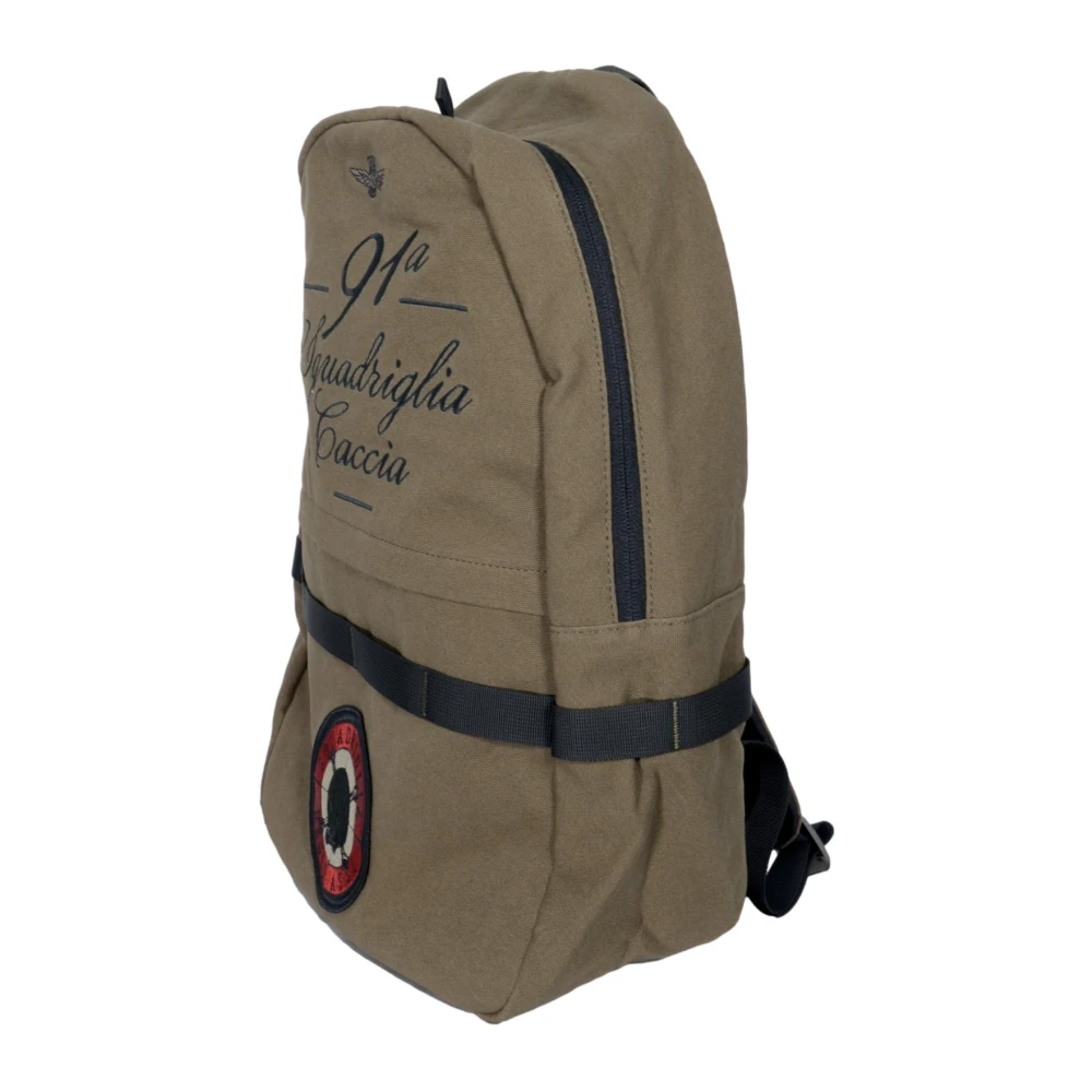 aeronautica militare Groene militaire rugzak met borduurwerk Green Unisex