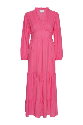 Umi Long Solid Cotton Dress