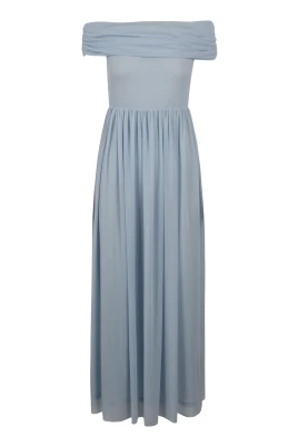 Off-shoulder Lång Klänning
