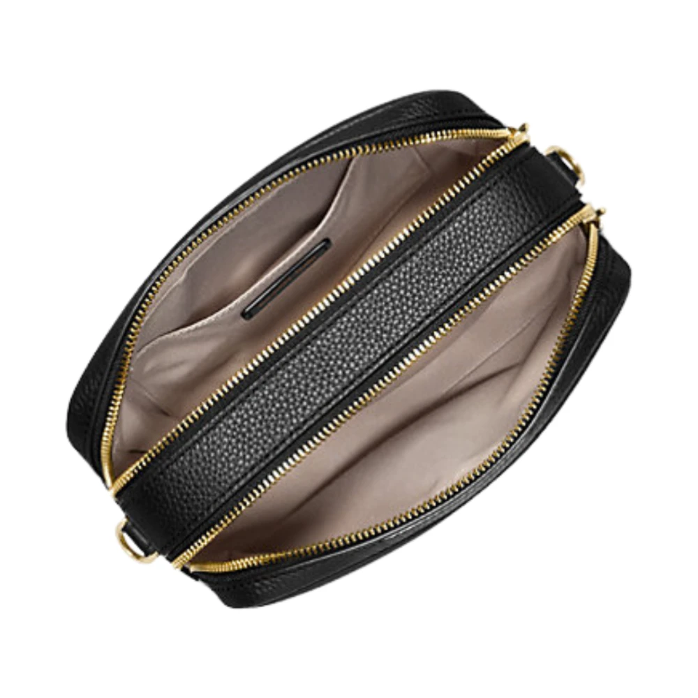 Michael Kors Zwarte Camera Crossbody Tas Black Dames