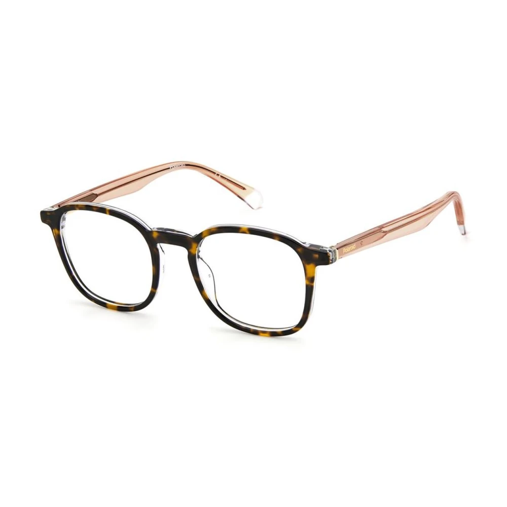 Polaroid Men's Brown Classic Modern Acetate Glasses